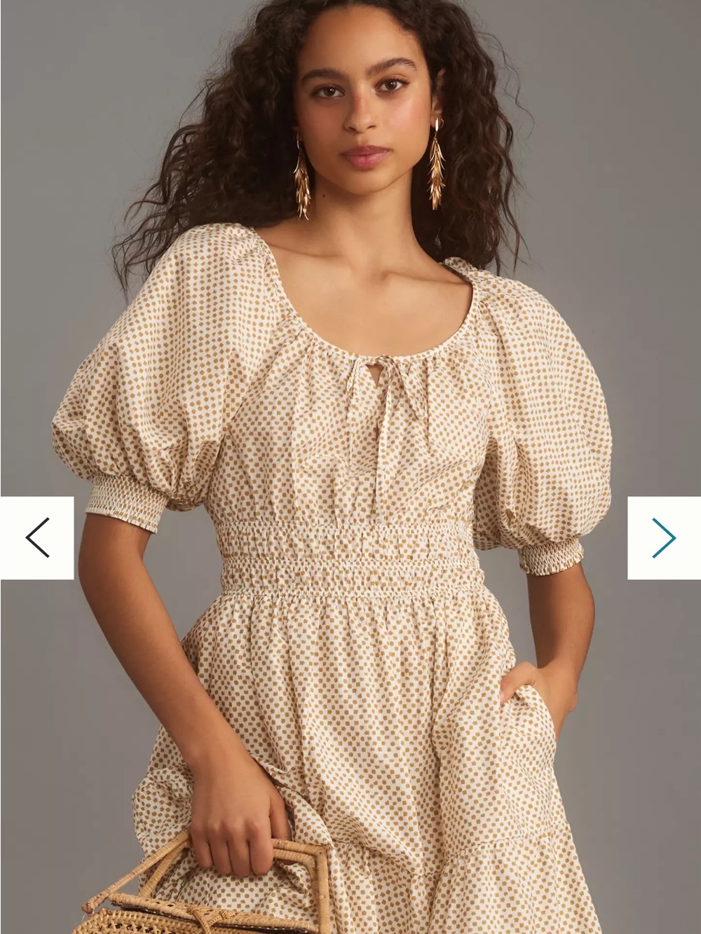 Anthropologie The Somerset Maxi Dress: Puff-Sleeve Edition Size Medium - Picture 3 of 13